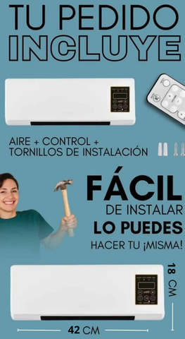 Image of MINI AIRE ACONDICIONADO PORTATIL + CALEFACTOR