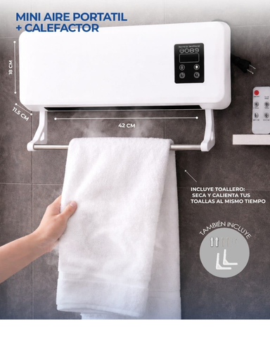 Image of MINI AIRE ACONDICIONADO PORTATIL + CALEFACTOR