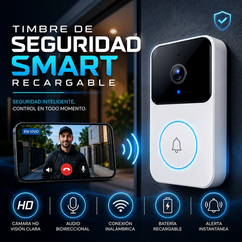 Image of Timbre de Seguridad Smart con Camara