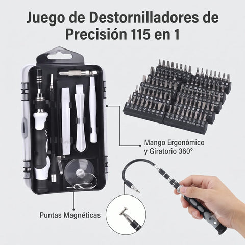 Image of Kit Destornillador Magnetico de Precision
