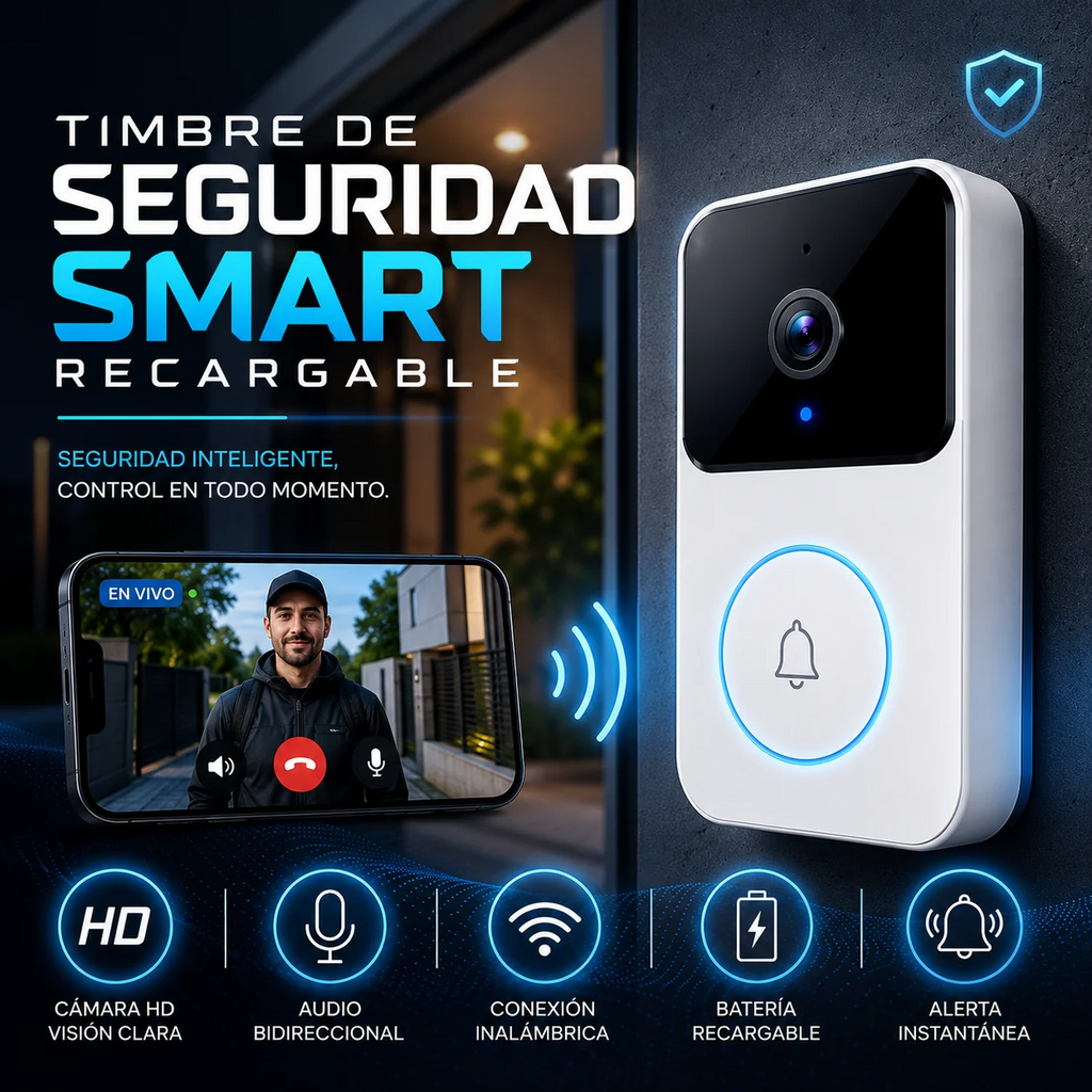 Timbre de Seguridad Smart con Camara