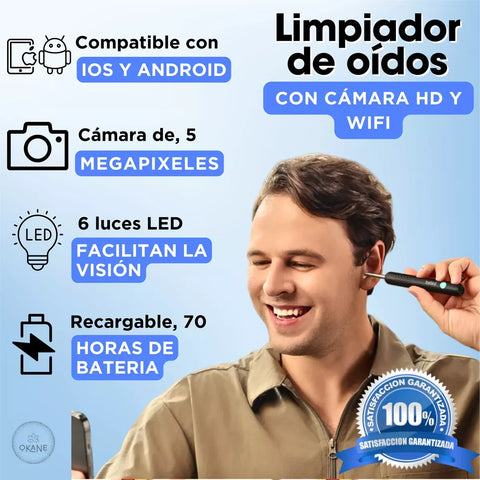 Image of Kit Limpiador de Oidos con Camara